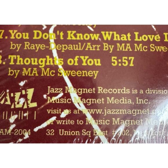 Mary Ann McSweeney CD Thoughts Of You Mike Fahn Tim Horner Joe Mowatt SEALED - Picture 5 of 5